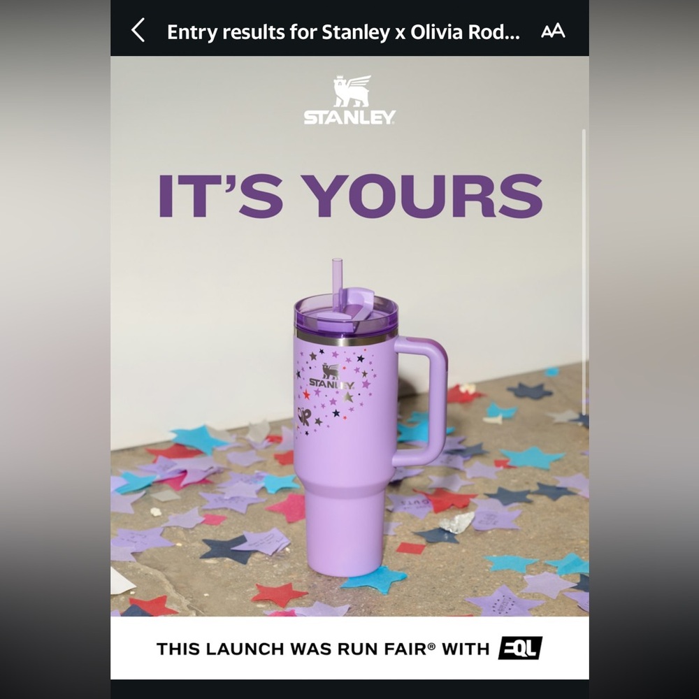 Stanley x Olivia Rodrigo Quencher H2.0 FlowState™ Tumbler | 40 OZ